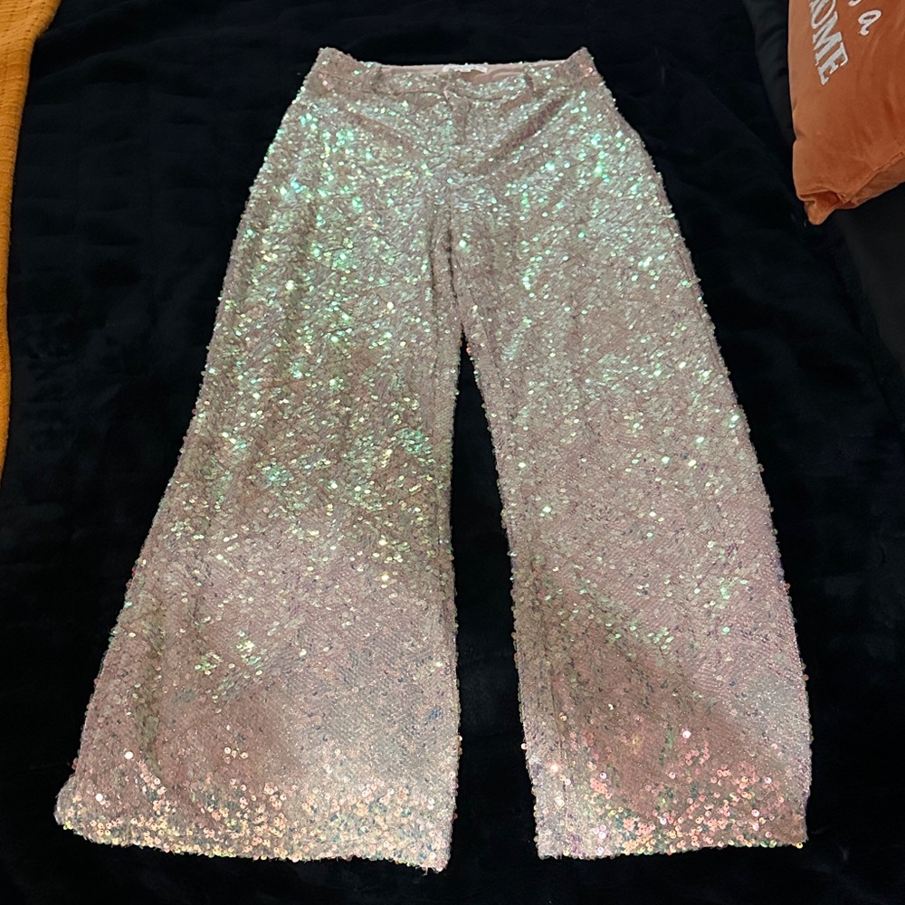 12th Tribe Multicolor Sequin Pants